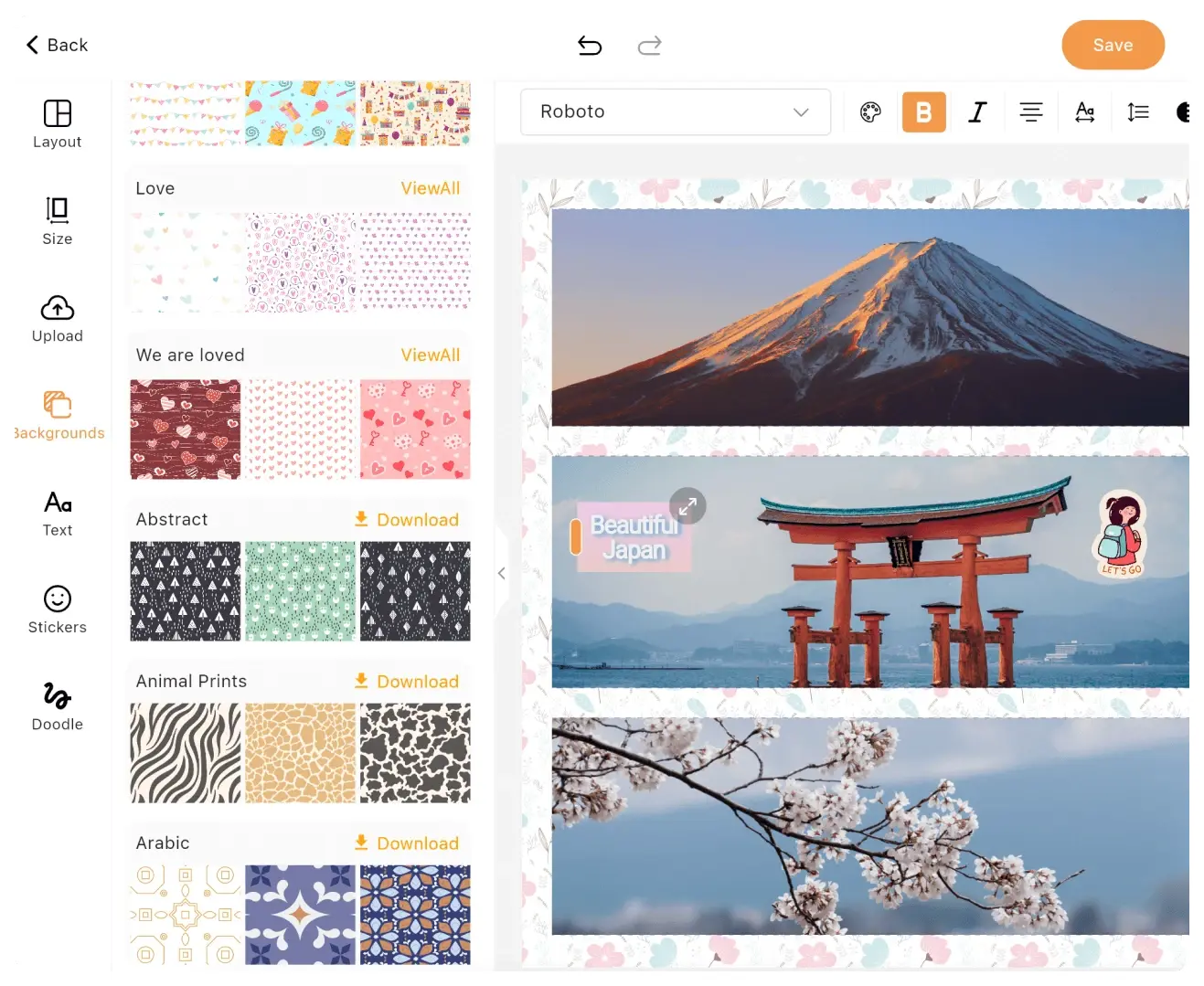 Collage Editor Screenshot