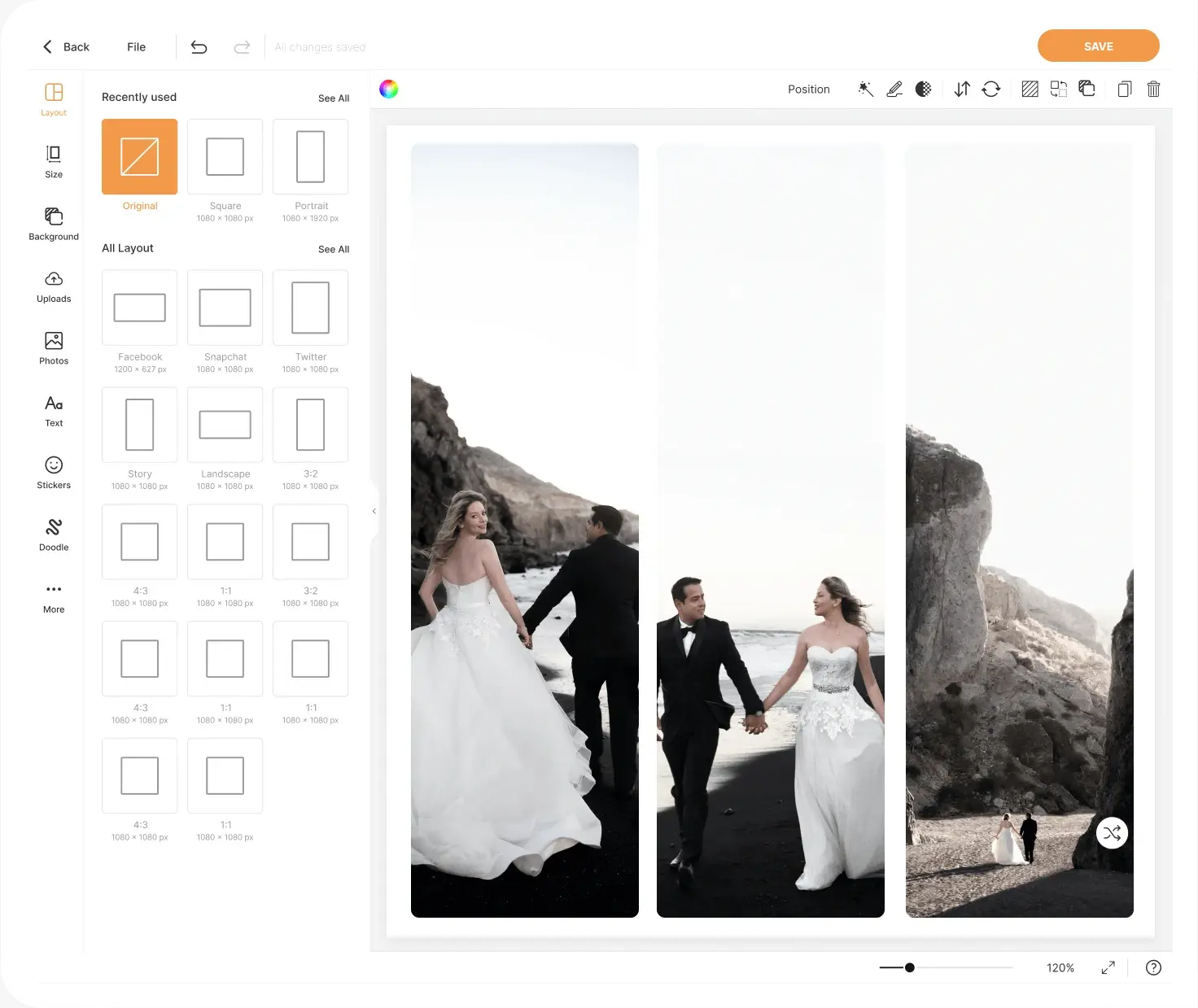 Photo stitch tool by PhotoJoiner